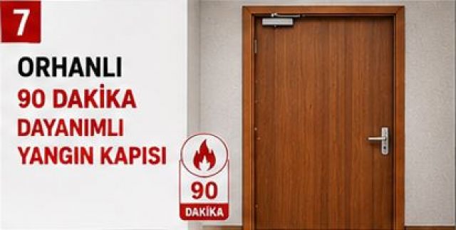 Orhanlı 90 Dakika Dayanımlı Yangın Kapısı